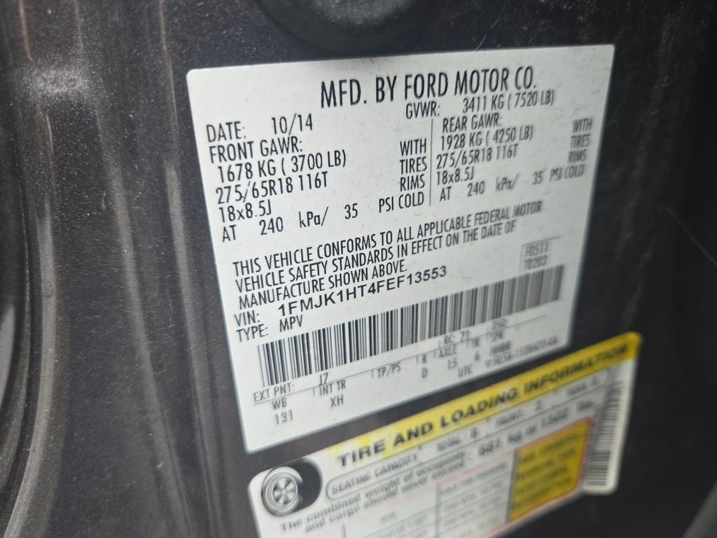 2015 Ford Expedition EL XLT