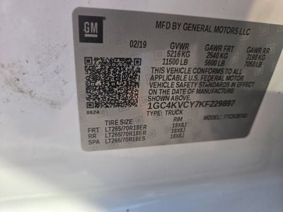 2019 Chevrolet Silverado 3500 HD Work Truck