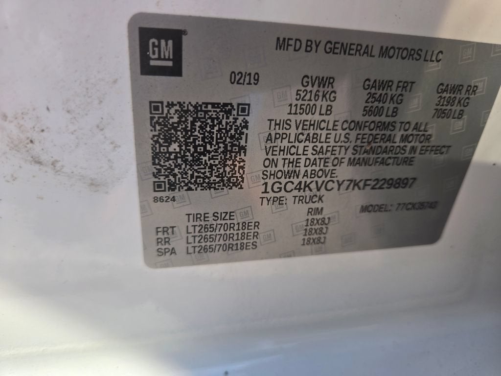 2019 Chevrolet Silverado 3500 HD Work Truck