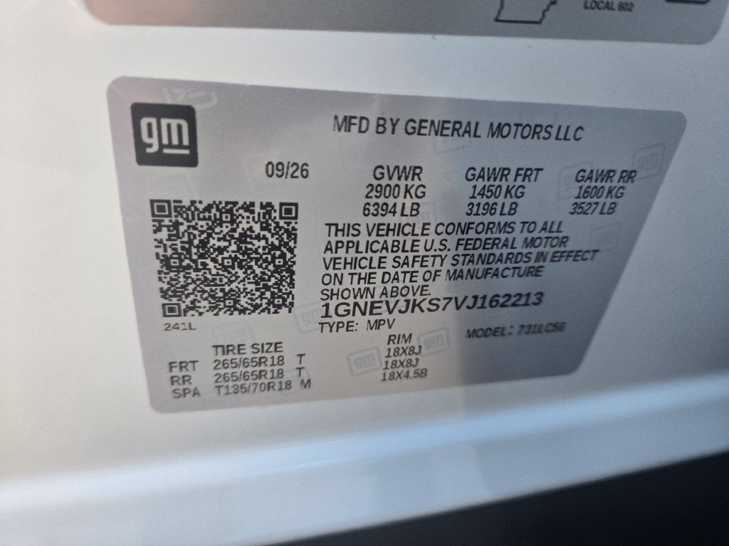 2027 Chevrolet Traverse Z71