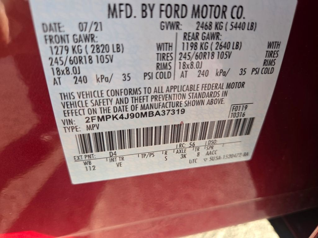 2021 Ford Edge SEL