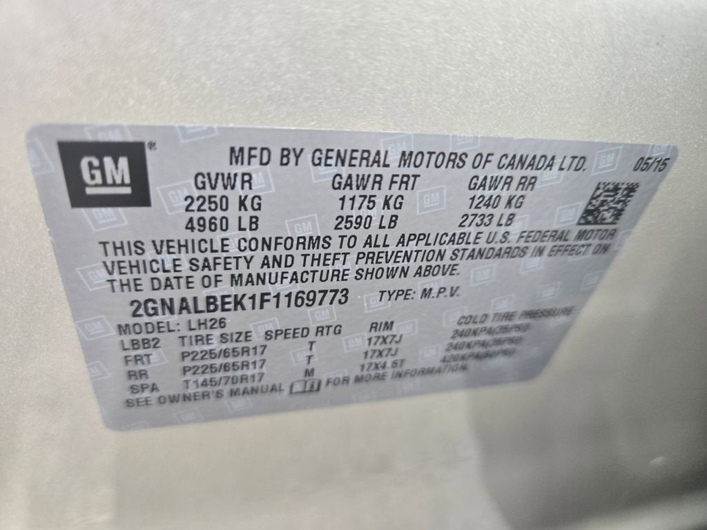 2015 Chevrolet Equinox LT