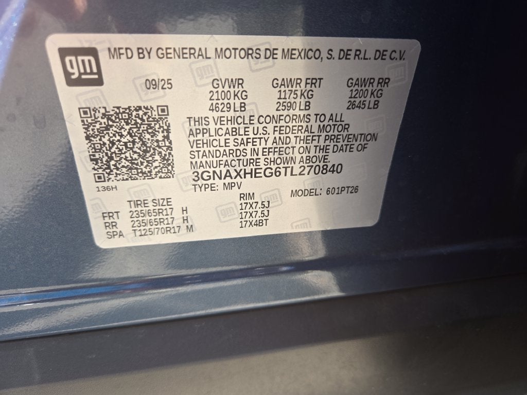 2026 Chevrolet Equinox LT