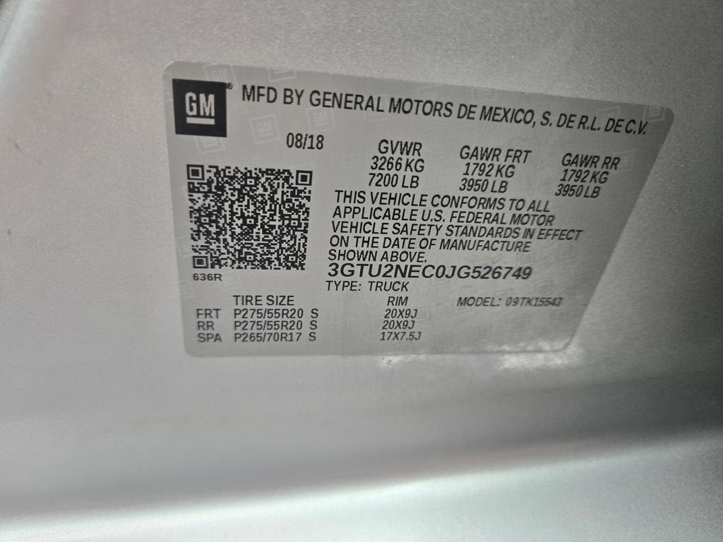 2018 GMC Sierra 1500 SLT