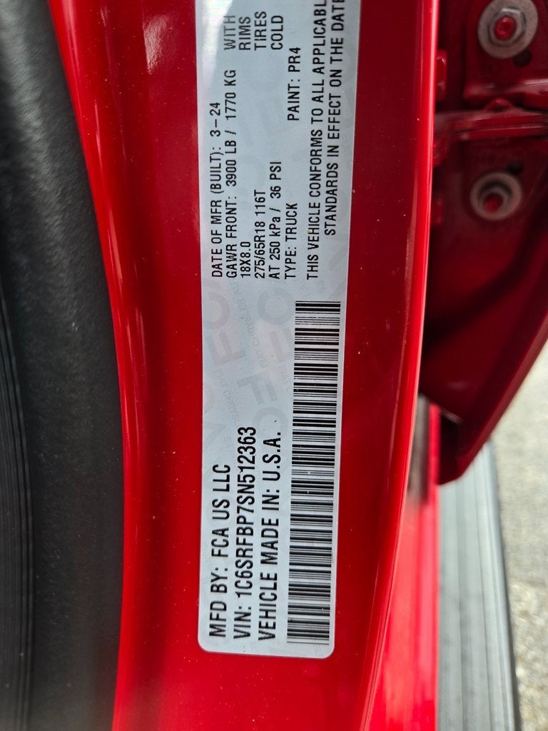 2025 RAM 1500 Big Horn