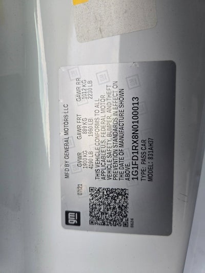 2022 Chevrolet Camaro 2LT