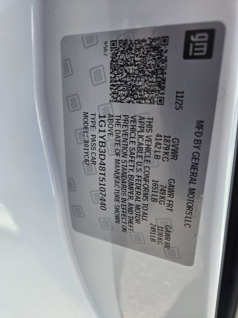 2026 Chevrolet Corvette Stingray 2LT