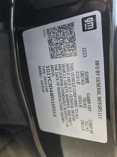 2024 Chevrolet Corvette Stingray 3LT