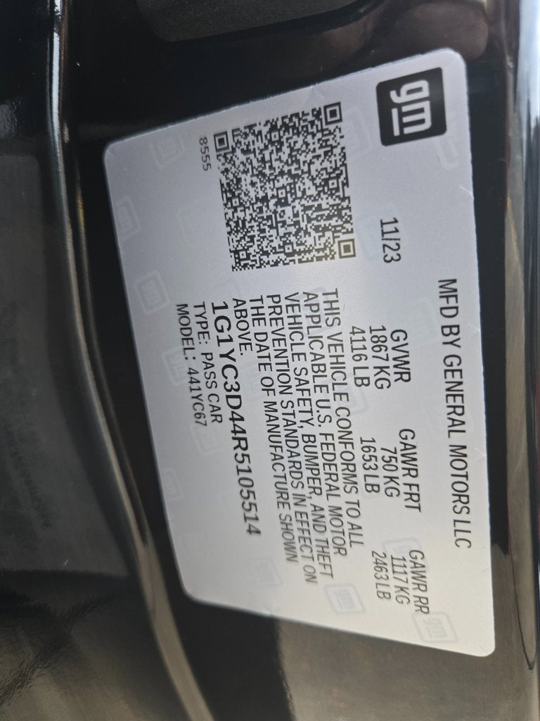 2024 Chevrolet Corvette Stingray 3LT