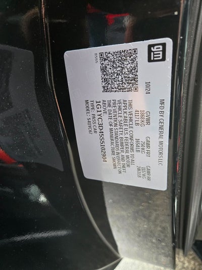 2025 Chevrolet Corvette Stingray 3LT