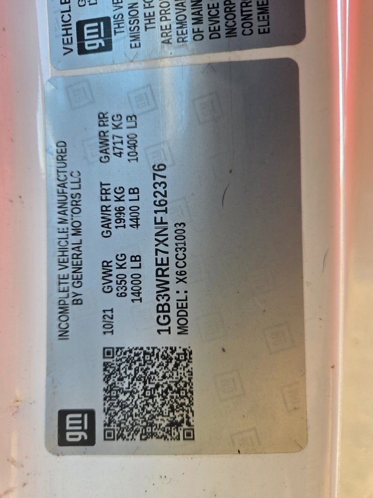 2022 Chevrolet Silverado 3500 HD Chassis Cab Work Truck