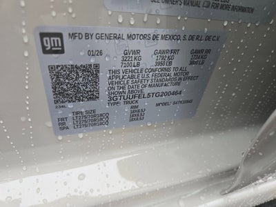 2026 GMC Sierra 1500 AT4X