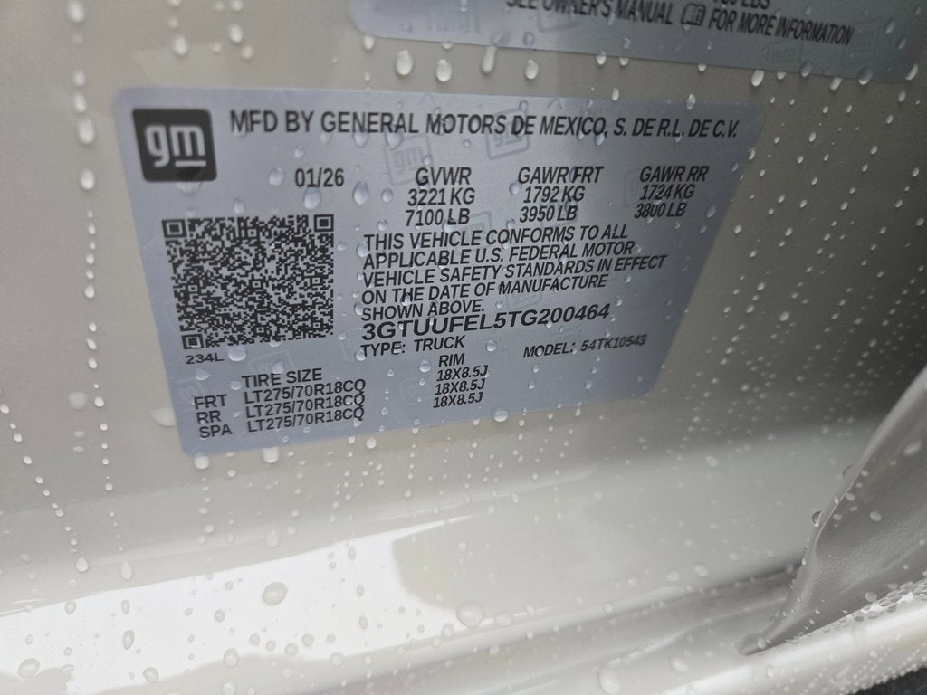 2026 GMC Sierra 1500 AT4X