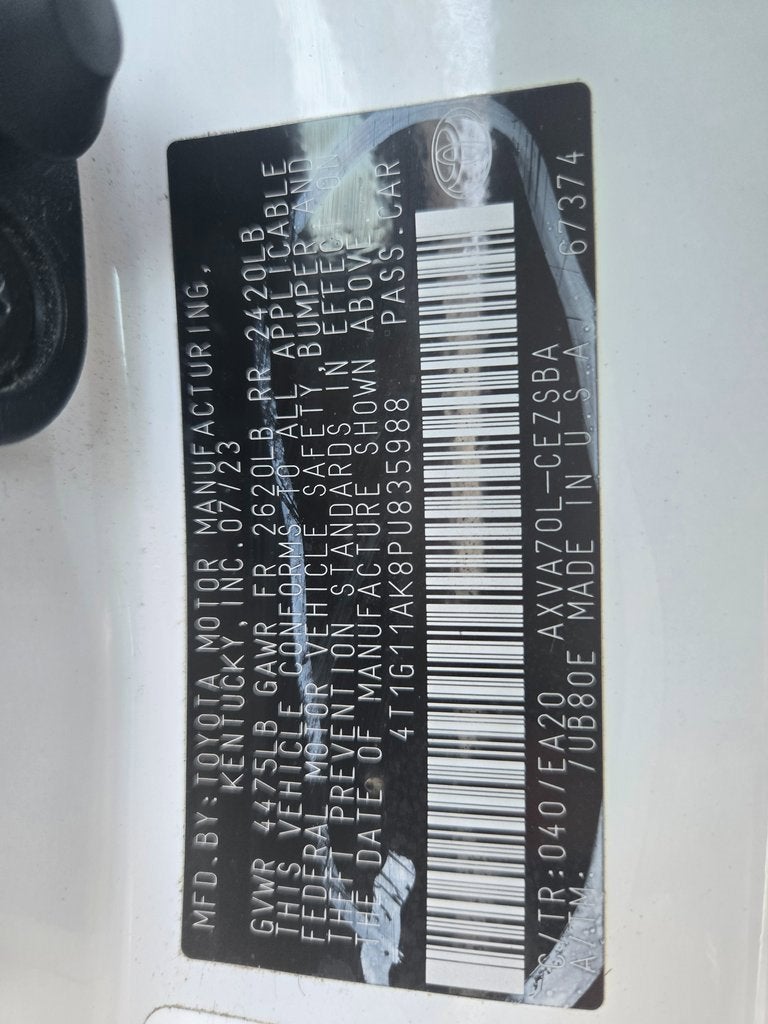 2023 Toyota Camry SE