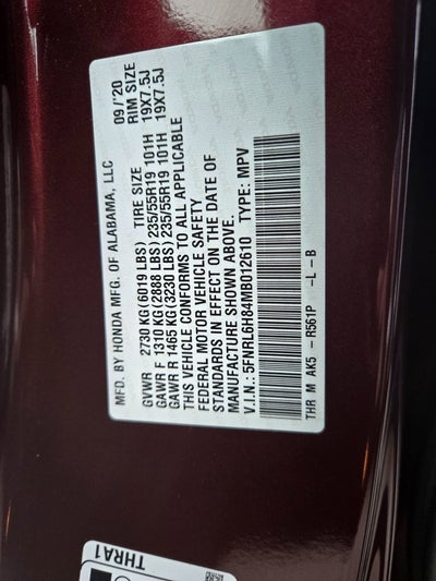 2021 Honda Odyssey Touring