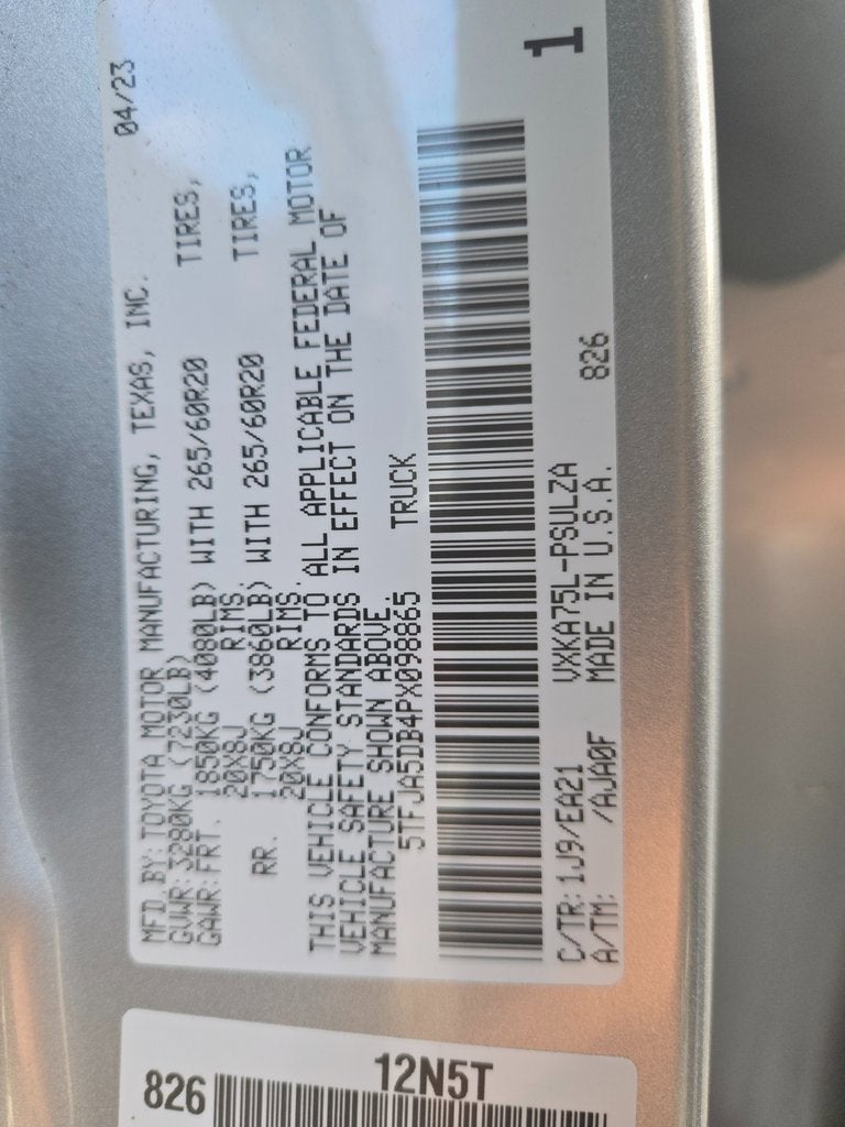 2023 Toyota Tundra 4WD Limited