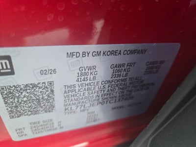 2026 Chevrolet Trax 2RS