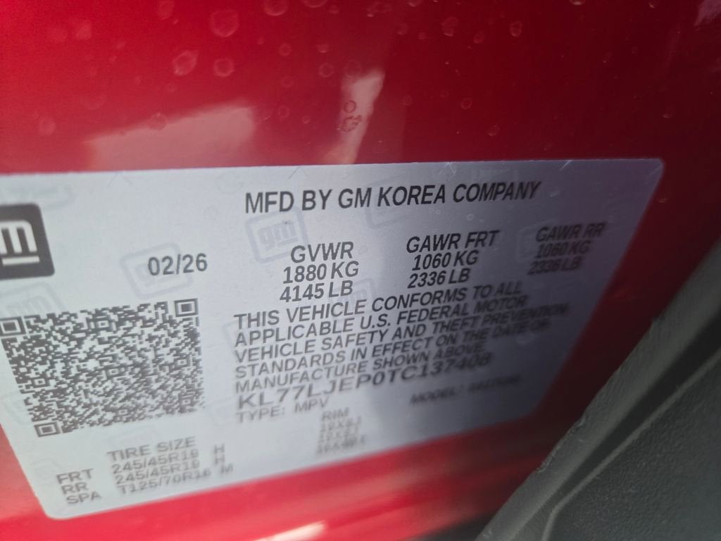 2026 Chevrolet Trax 2RS